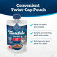 Blue Buffalo Tastefuls Purées Natural Cat Food Complement with 5 Ingredients, Chicken, Tuna, Beef, 3-oz Resealable Pouches, 12-ct Variety Pack