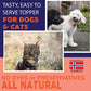 Nature's Diet Pet 32 oz Norwegian Salmon Oil Dogs & Cats - Natural Support for Joint Function Immune Heart Health Appetite Skin & Coat Omega 3 6 9 Liquid Food Topper EPA DHA Fatty Acids