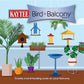Kaytee Bird & Balcony Wild Bird Food No Mess Seed Blend for City Dwelling Birds Like Finches, Sparrows, Mourning Doves and More, 5 lb