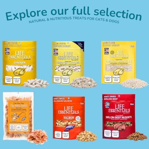 Cat-Man-Doo | Bonito - 4oz. Big Bag | Bonito Fish Flakes for Cat & Dog Treats | Healthy, Single Ingredient, Treat or Food Topper, High Protein