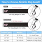 Dog Leash, Braided Rope Traction – Walking Training Lead for Medium/Large Dogs ((1/2") x 6FT, Black)