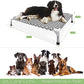 Elevated Outdoor Dog Bed, Medium Size, Cotton Material, Non-Slip Feet, Fits up to 70lbs