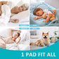 KANECH Bed Pads Washable Waterproof , 44"x52" (1 Pack) - Heavy Absorbency Reusable Incontinence Underpads for Adults, Elderly, Kids & Pets - Quick Drying Mattress Protector for Bed, Sofa, Floor