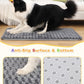 Dog Bed for Crate High Resilience Foam Crate Pad Mat for Medium Large Dogs Washable Anti-Slip,35" x 22",Dark Gray