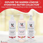 Warren London Hydrating Butter Leave in Pet Conditioner for Dogs | Lotion for Skin and Coat | Aloe Puppy & Dog Conditioner for Hair Detangler, Dry Skin, & Pet Fur Dandruff | Made in USA | Guava 8oz