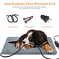 INVENHO Heated Cat Bed, Waterproof Adjustable Temperature Dog Cat Heating Pad with Timer, Indoor Pet Heating Pad for Cats Dogs Electric Pads for Dogs Cats, Pet Heated Pad (S: 18" x 16")