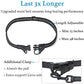 iYoShop Retractable Hands Free Dog Leash - Dual Handle Bungee Waist Leash for Small, Medium and Large Dogs (Medium/Large, 25-150 lbs, Black)