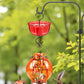 Ant Moat for Hummingbird Feeders, 6 OZ Ant Guard with Large Capacity, Against Ants Hummingbird Feeder Accessory Hooks with Brushes, 2 Pack