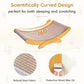 Cat Scratcher Bed for Indoor Cats - 23.6" Large Natural Sisal Cat Scratching Board, Wood Frame Scratch Pad, Modern Cats Lounger/Hammock, Easy Assembly Furniture