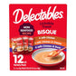 Delectables Bisque Non-Seafood Lickable Wet Cat Treats, Variety Pack, 12 Count (Pack of 1)