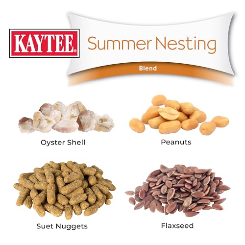 Kaytee Wild Bird Food, Summer Nesting Seed Blend, 8 lb