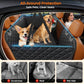 URPOWER Backseat Extender for Dogs - Hard Bottom Dog Car Seat Cover for Back Seat, Dog Hammock for Car and SUV, Pet Rear Seat Protector Dogs Travel Bed with Mesh Window