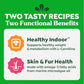 Greenies Feline Smart Purees Healthy Indoor and Skin & Fur Health Lickable Cat Treats, with Real Chicken, with Real Salmon, 0.49 oz. Tubes, 40 Count