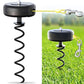 Dog Tie Out Cable and Stake 360° No Tangle Heavy Spiral Yard Stake and Retractable Dog Leash for Dogs Up to 10-90 lbs, 30ft Dog Chain for Outside