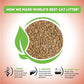 WORLD'S BEST CAT LITTER Multiple Cat Unscented, 32-Pounds - Natural Ingredients, Quick Clumping, Flushable, 99% Dust Free & Made in USA - Long-Lasting Odor Control & Easy Scooping