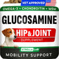 Glucosamine Treats for Dogs - Joint Supplement w/Omega-3 Fish Oil - Chondroitin, MSM - Advanced Mobility Chews - Joint Pain Relief - Hip & Joint Care - Chicken Flavor - 120 Ct - Made in USA