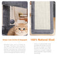 YOUPET Cat Tree with Cat Scratching Post for Indoor Cats, Cat Tower with Scratching Board and Playful Toy Balls, Cat Tree Tower with Cozy Hammock,Grey