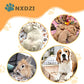 Dog Blankets for Medium Large Dogs, 3 Pack Dog Blanket Washable 41" x 31", Fuzzy Soft Pet Mat Throw Cover for Kennel Crate Bed, Cute Paw Pattern, Cat