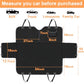 Mancro Dog Car Seat Cover for Back Seat, 2026 Upgraded 600D Heavy Duty Waterproof & Scratch-Resistant Dog Hammock for Car, Back Seat Pet Cover for Dogs with Sedan, Trucks and SUVs, Standard, Black