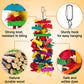 Extra Large Natural Wood Bird Toys for Macaws, African Grey,  Parrots Gifts