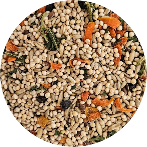Parakeet Bird Food, 4 lbs Bag - Seed Mix for Parakeets Budgerigars Budgies