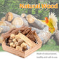 Natural Grape Wood Bird Parakeet Playground - Perch Stand for Parakeets, Cockatiels, and Small Birds Toys