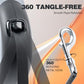 PINA Upgraded Retractable Dog Leash, 26 ft Dog Leash for Small Medium Large Dogs Up to 110lbs, Heavy Duty Reflective Nylon Tape 360° Tangle-Free