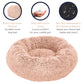 Petloox Donut Dog Bed - Premium Comfort for Anxiety Relief - Fluffy & Calming Design with Ultra-Plush Support | Cozy Round Dog Bed with Super Soft