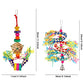 LifeIdeas 5PCS Bird Toys - Foraging, Shredding & Hanging Toys for Small to Medium Parrots, Conures, Cockatiels, Budgies, Lovebirds & Parrotlets - Bird Cage Accessories
