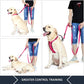 Plutus Pet Double Handle Dog Leash 6ft Long, Padded 2 Handle, Heavy Duty, Reflective Training Leash for Medium Large Dogs, Dual Handle Lead (Pink)