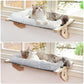AMOSIJOY Cat Sill Window Perch Sturdy Hammock Seat with Cushion Bed Cover, Wood & Metal Frame for Large Cats, Easy to Adjust Windowsill, Bedside, Drawer and Cabinet(Cushion Bed)
