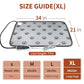 Large Dog Heating Pad 34x21in with Smart Thermostat Switch and Power Line Protection Tube,Obtained MET and UL Dual Certification,Waterproof Pet Heating pad, Suitable for Dogs of All Ages