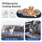 wegreeco Pet Dog Cooling Mat, Outdoor Dog Cooling Pad, Lightweight Bed Cooling Blanket for Dogs and Cats,Small Medium Large Puppy Cool Pad for