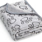 Stuffed® Premium Soft Dog Blanket Washable, 40"x32" Cat Blanket for Indoor Cats Large Medium Small Dog Puppy Essentials (Grey)