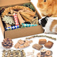 Bissap Rabbit Chew Toy, Natural Bunny Treats Snacks with Timothy Hay Water Grass Mat Coconut Husk Box for Guinea Pigs Chinchillas Hamsters Gerbils and Other Small Pets Teeth Grinding