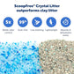PetSafe ScoopFree Disposable Crystal Cat Litter Tray - Easy Cleaning Box - Refill Tray for Automatic Litter Box - Fresh Scent - 4.3 lb Bags - 3 Pack