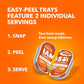 IAMS Perfect Portions Healthy Adult Grain Free Wet Cat Food Pate, Chicken Recipe, 2.6 oz. Easy Peel Twin-Pack Trays (24 Count, 48 Servings)