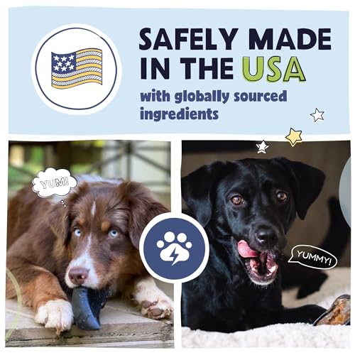 Pawstruck Peanut Butter Filled Cow Hooves for Dogs – Made in USA, Long-Lasting Dental Treats and Chews – Beef Hoof – 5 Count – Packaging May Vary