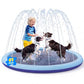 COMMOUDS Splash Pad for Kids and Dogs, Non-Slip Sprinkler Pad Thicken Pool Summer Outdoor Water Toys, Backyard Fountain Play Mat for Baby Toddlers