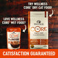 Wellness CORE Tiny Tasters Pate Adult Wet Cat Food, Natural, Protein-Rich, Grain Free, 1.75-Ounce Pouch, 12 Pack, (Land Variety Pack)