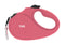 TUG Monochrome 360° Tangle-Free Retractable Dog Leash | 16 ft Strong Nylon Tape (Medium, Pink)
