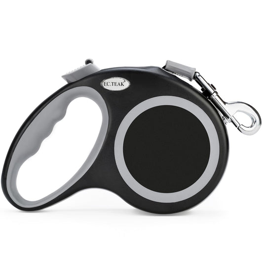 Retractable Dog Leash 26 FT, Heavy Duty Dog Leash for Dogs up to 110lbs, Strong Nylon Tape No Tangle, One-Handed Brake, Pause, Lock, Perfect for