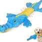 Homounter Dog Toys Cute Crocodile Squeaky Plush Pet Toy for Small to Large Breeds Interactive Chew Toy with Whistle & Crinkle Paper Tough Pet Toys for Aggressive Chewers and Puppies & Dog Lovers