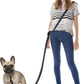 Hands Free Dog Leash, 5.9-8.2ft Multifunctional Crossbody Rope with Explosion-Proof Handle and Adjustable Training Hands Free Leash for Medium Dog