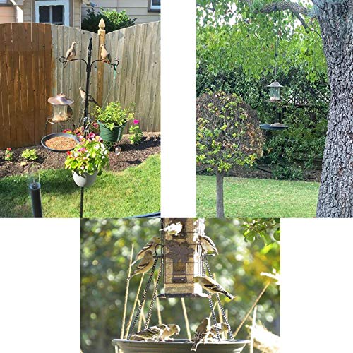 Bird Seed Catcher Tray Platform Feeder Hanging Tray Fits Most feeders Catches Most Falling Seed and Husk Great for Attracting Birds Outdoors, Backyard, Garden - No Feeders