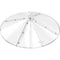 iBorn Baffles for Bird Feeders, 19.5” Oversized Bird Feeder Cover for Rain Guard, Birds Feeders Squirrel Guard, Full Protection for Outdoors, Polycarbonate(PC), Pack of 1, Transparent