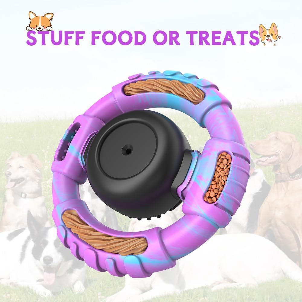VRTOP Dog Toys for Aggressive Chewers Large Medium Small Breed Indestructible Durable Tough Dog Chew Toys to Keep Them Busy Nylon Rubber Interactive Dog Toys