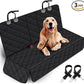 Yuntec Dog Car Seat Cover, Back Seat Cover for Dogs Pet Car Seat Protector Waterproof Bench Car Seat Cover, Non-Slip Reat Seat Cover fits Middle Armrest for Most Cars Trucks SUVs - Black