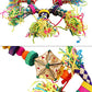 LifeIdeas 5PCS Bird Toys - Foraging, Shredding & Hanging Toys for Small to Medium Parrots, Conures, Cockatiels, Budgies, Lovebirds & Parrotlets - Bird Cage Accessories