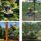 Bird Seed Catcher Tray Platform Feeder Hanging Tray Fits Most feeders Catches Most Falling Seed and Husk Great for Attracting Birds Outdoors, Backyard, Garden - No Feeders